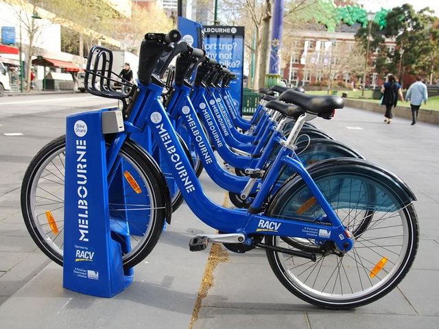 Melbourne Bike Share Station, State Library of Victoria