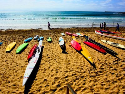On the beach at Apollo Bay