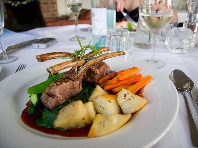 Lamb at the Aire Valley Gusthouse