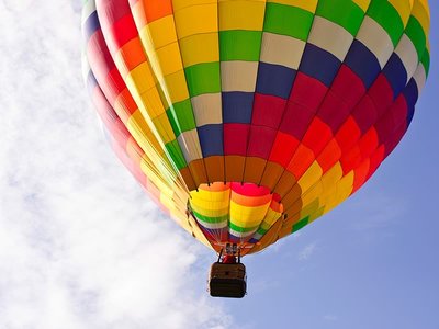 Hot Air Balloon Over the Yarra Valley
