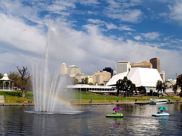 Adelaide City from River Torrens