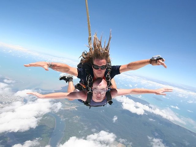 Skydiving Over Cairns