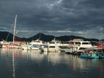 Storm over the Cairns Marina