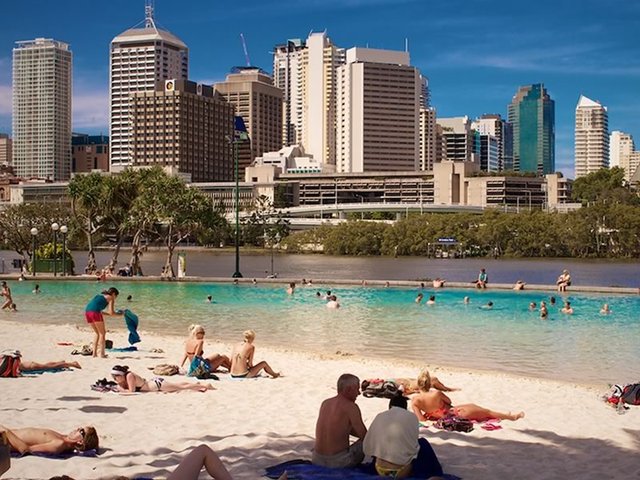 City Beach in Brisbane