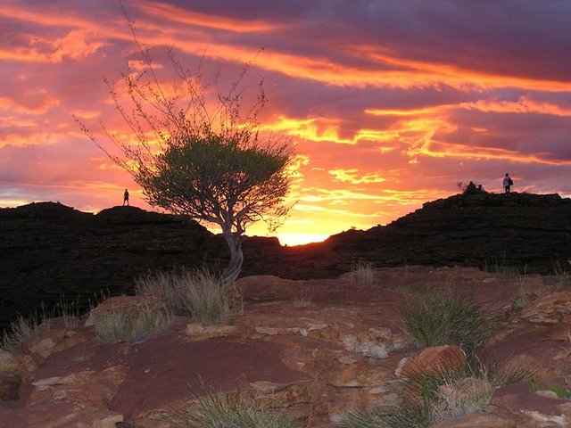 Sunset at Kings Canyon