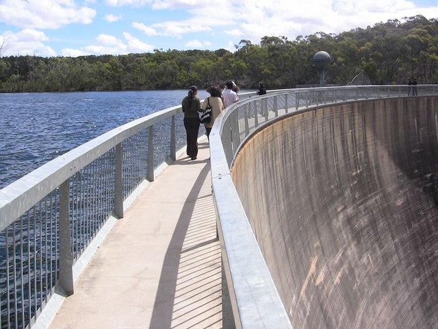 Whispering Wall at Barossa Reservoir