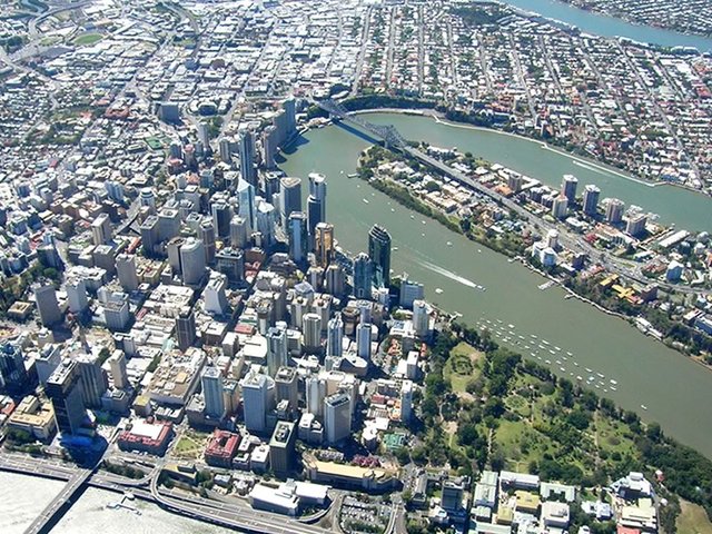 Brisbane City and River
