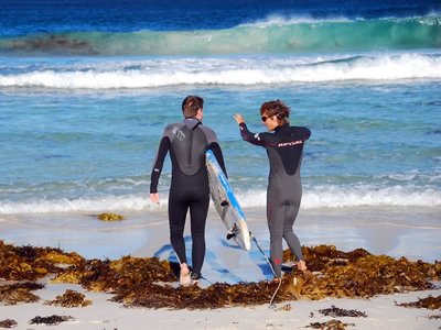 Surf Lesson on Redgate Beach