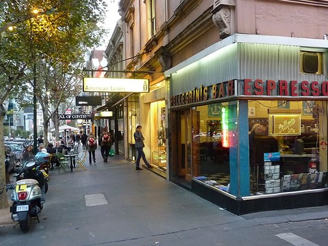 Pellegrini's Espresso Bar, Bourke St