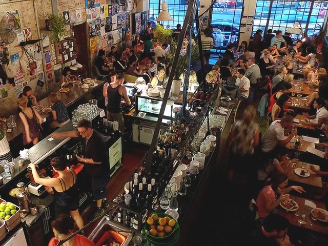 Veggie Bar, Brunswick St, Fitzroy